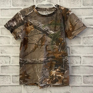 Youth Boy’s GW Game Winner short sleeve camouflage shirt Medium